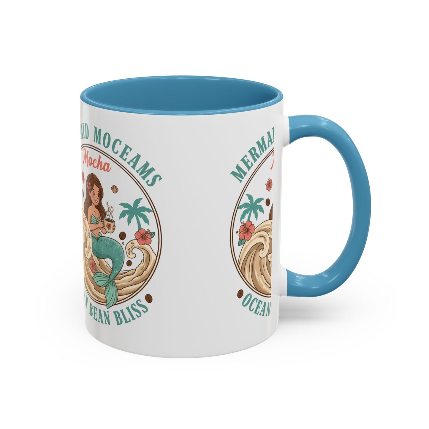 Tropical Palm Ceramic Coffee Mug | Paradise Awaits Beach Gift