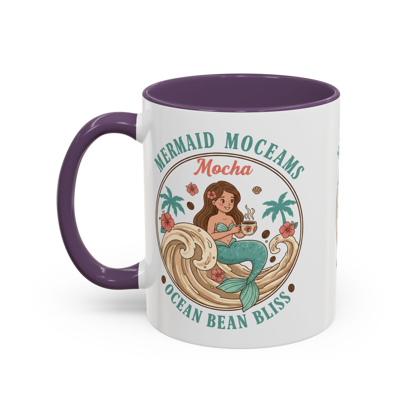 Tropical Palm Ceramic Coffee Mug | Paradise Awaits Beach Gift