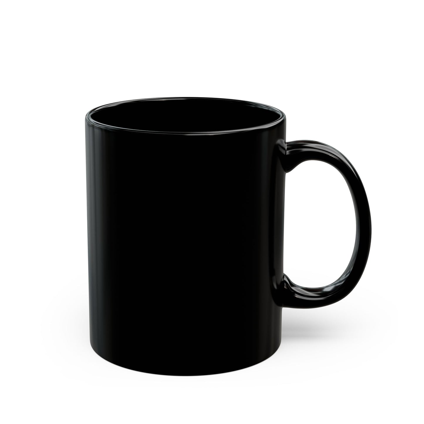 Black Ceramic Veggie Garden Coffee Mug
