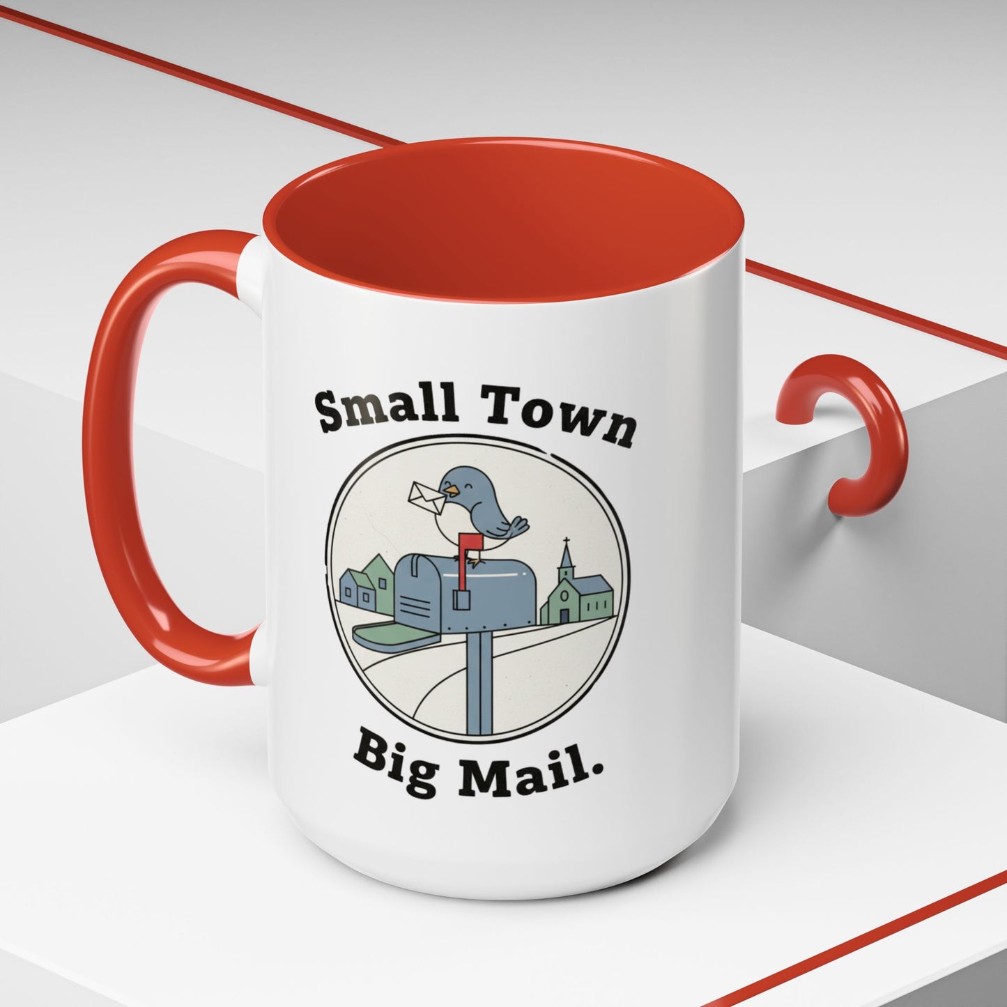 Town Reunion Ceramic Coffee Mug | Vintage Small Town Gift