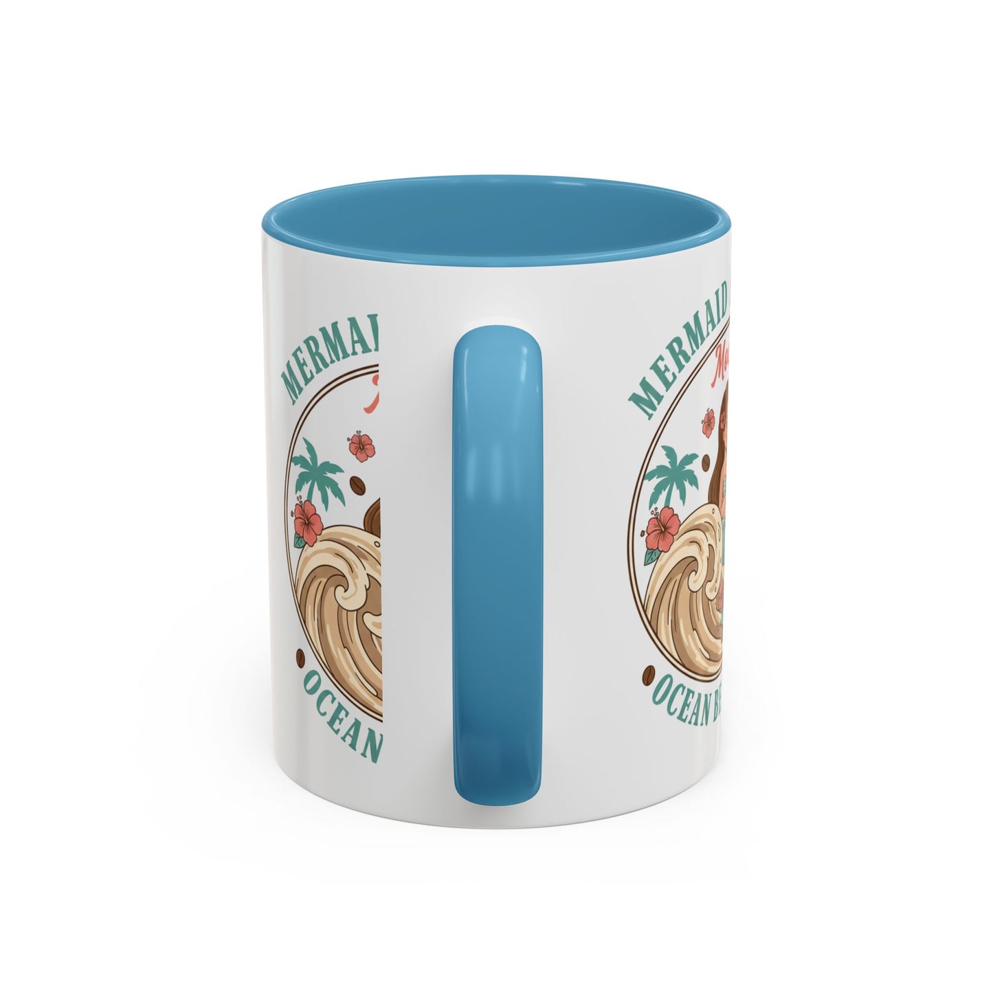 Tropical Palm Ceramic Coffee Mug | Paradise Awaits Beach Gift