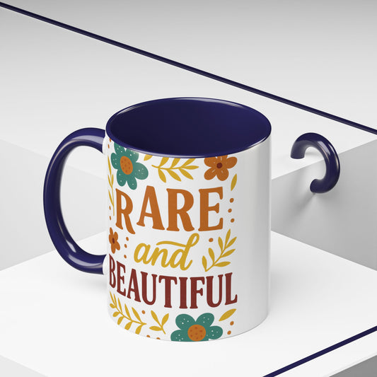 Beautiful Morning Floral Coffee Mug “You Are Beautiful” Inspirational Ceramic Accent Mug