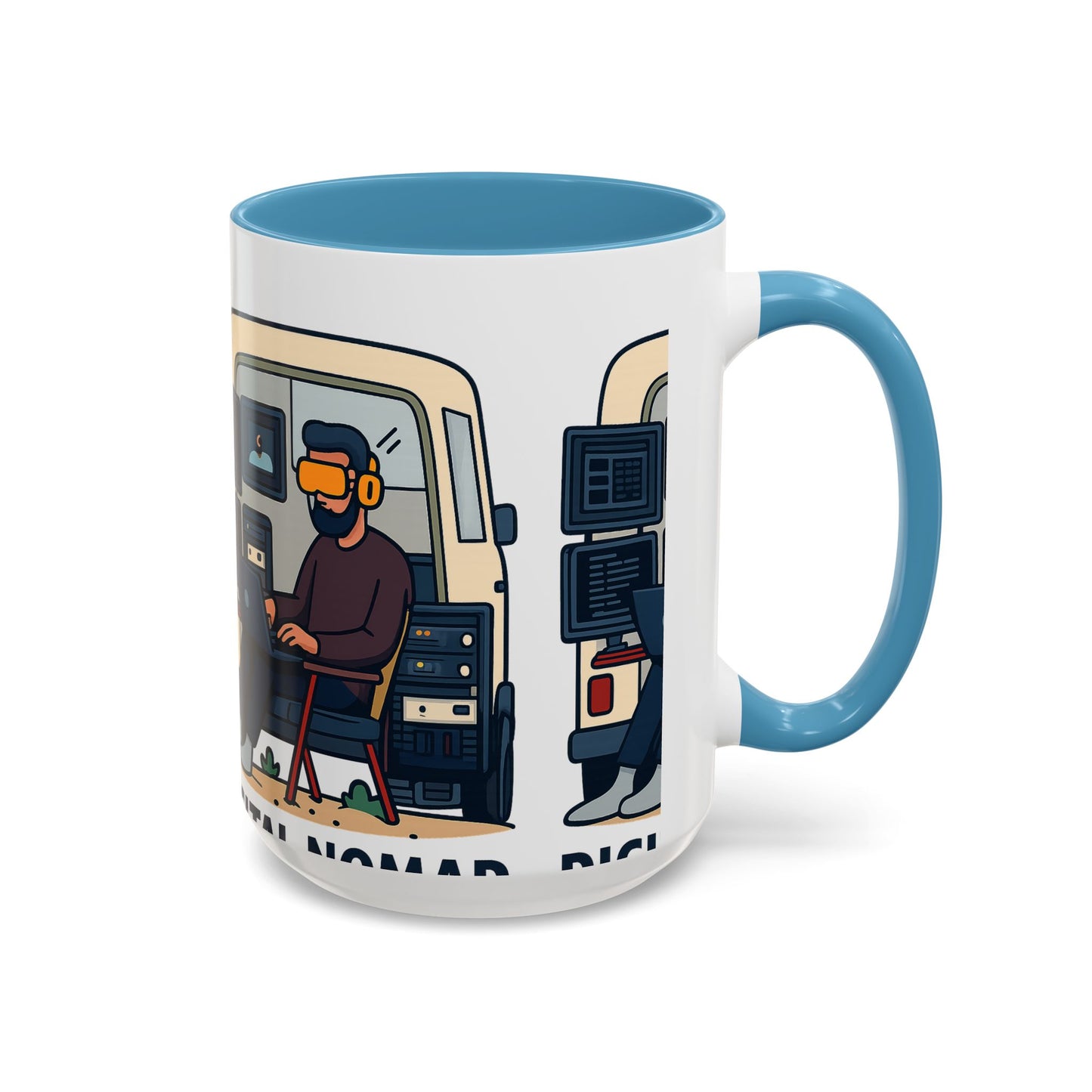 Retro Camper Van Ceramic Coffee Mug, 11oz or 15oz