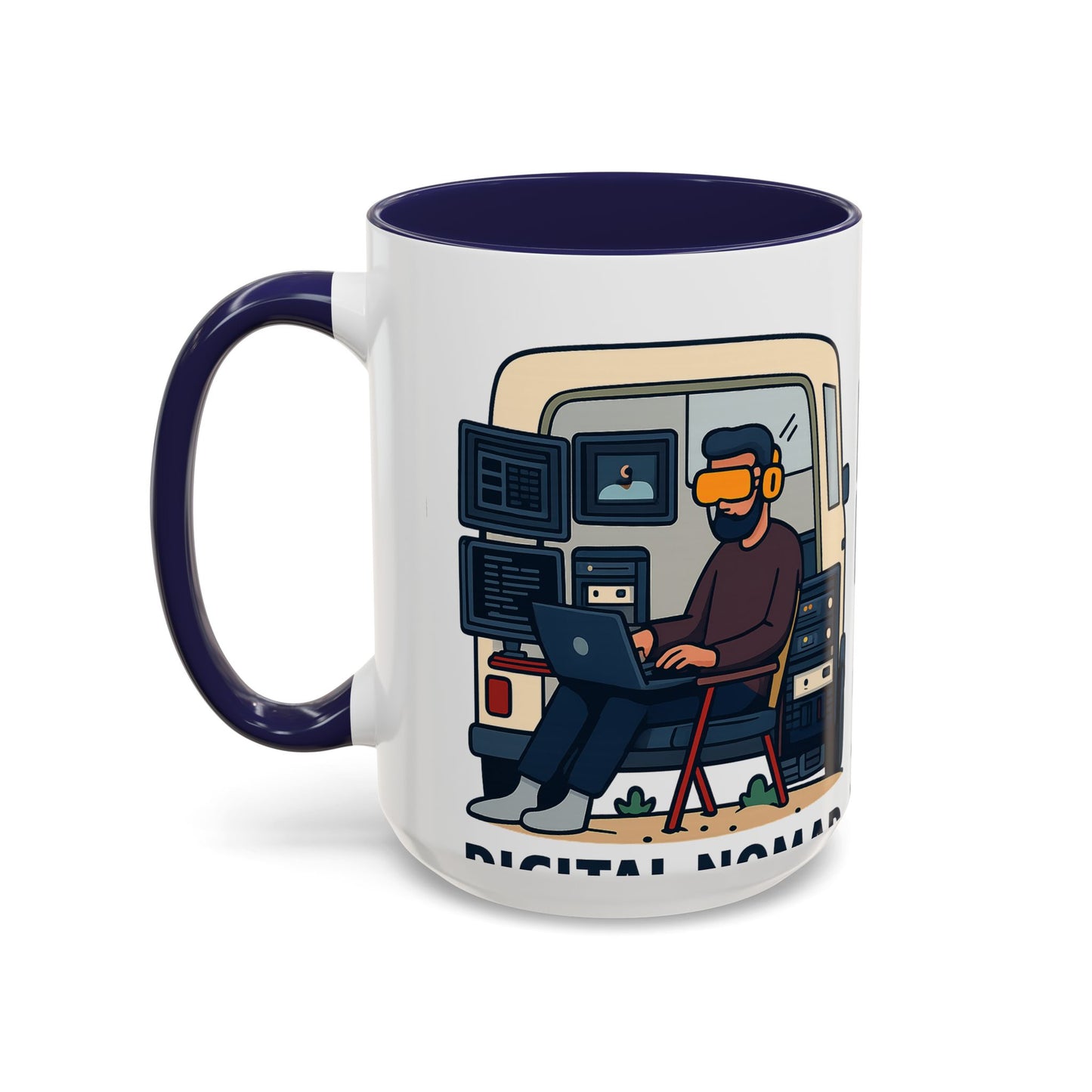 Retro Camper Van Ceramic Coffee Mug, 11oz or 15oz