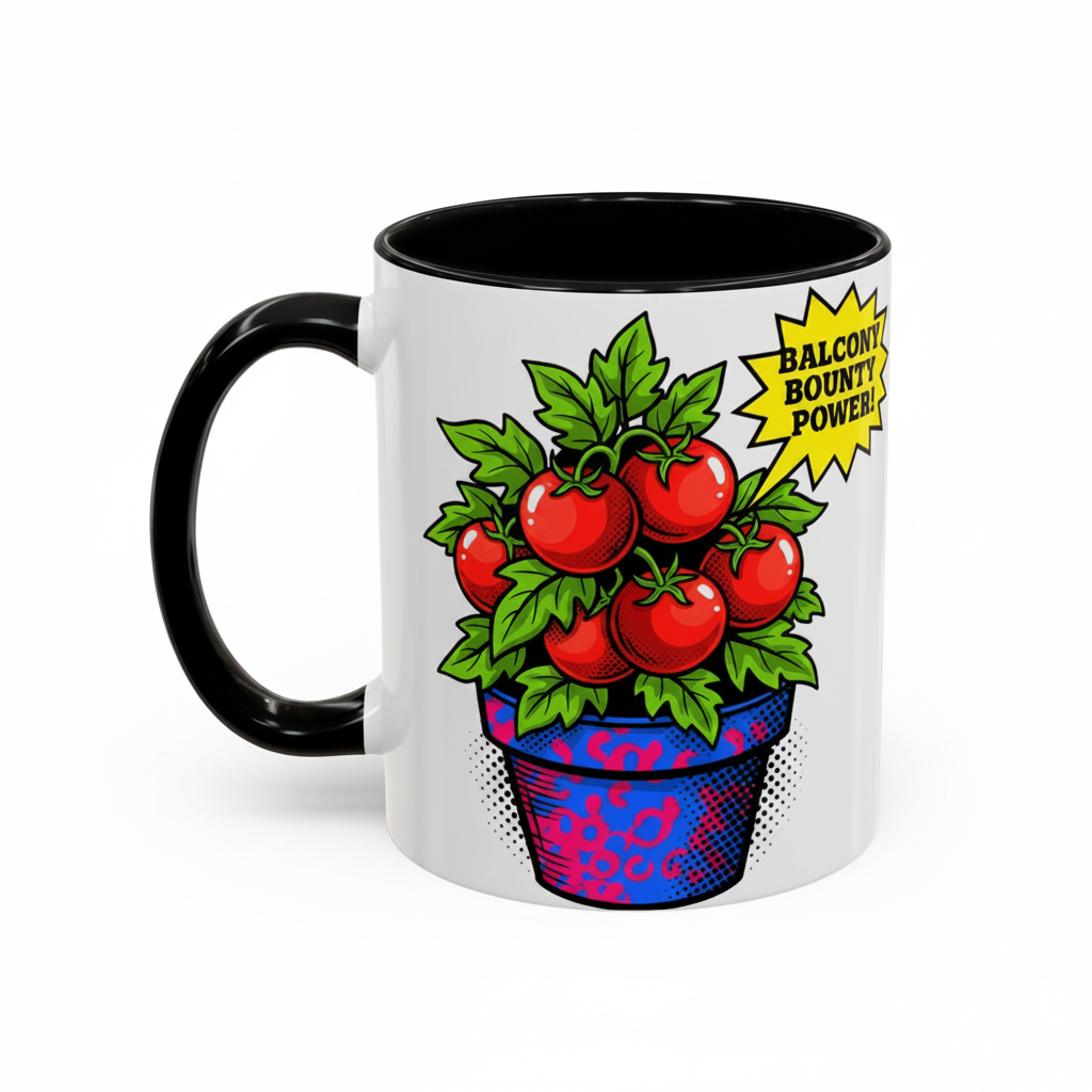 Tomato Plant Ceramic Coffee Mug | Funny Gift for Gardeners