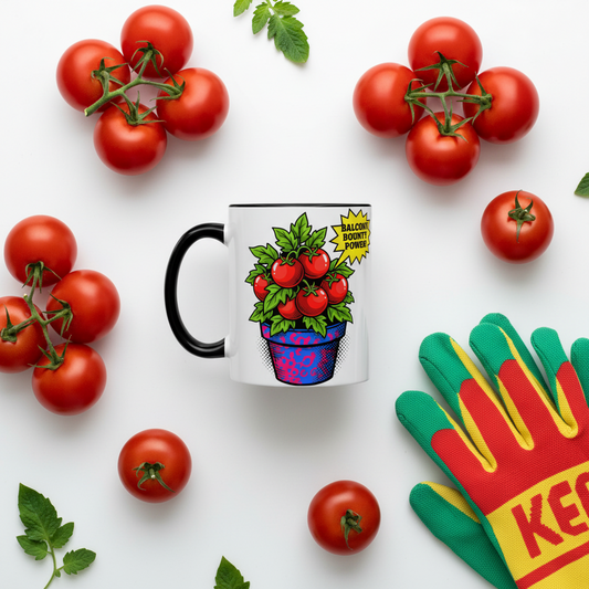 Tomato Plant Ceramic Coffee Mug | Funny Gift for Gardeners