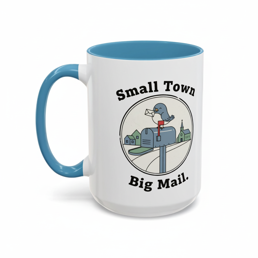 Town Reunion Ceramic Coffee Mug | Vintage Small Town Gift