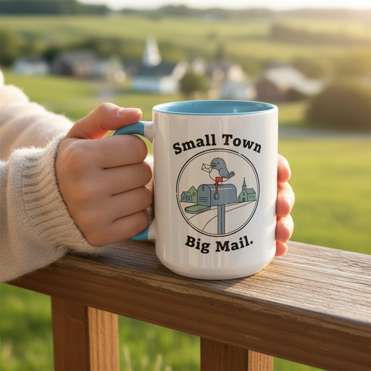 Town Reunion Ceramic Coffee Mug | Vintage Small Town Gift