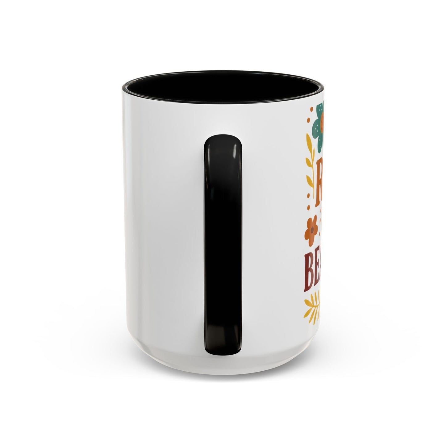 Beautiful Morning Floral Coffee Mug “You Are Beautiful” Inspirational Ceramic Accent Mug