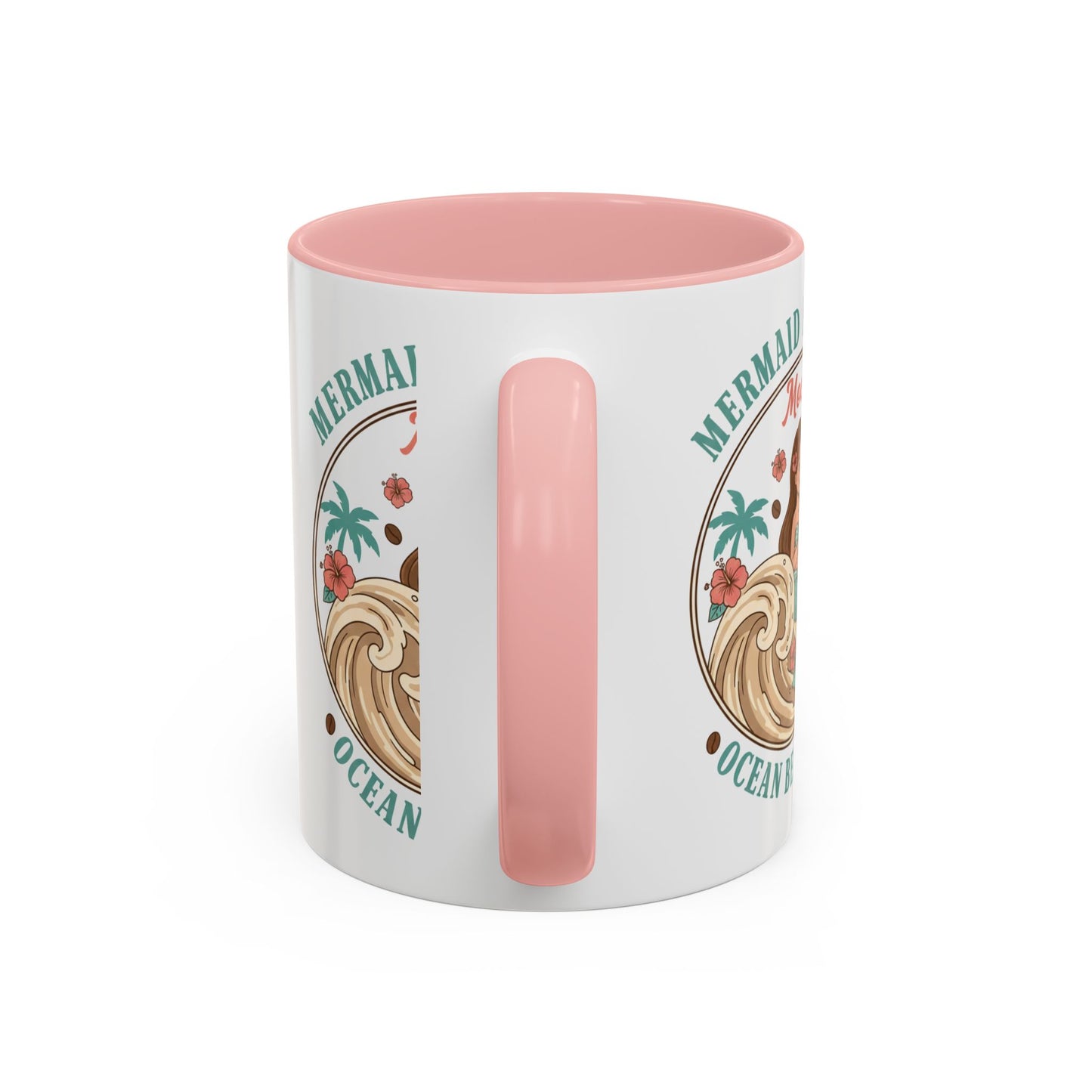 Tropical Palm Ceramic Coffee Mug | Paradise Awaits Beach Gift