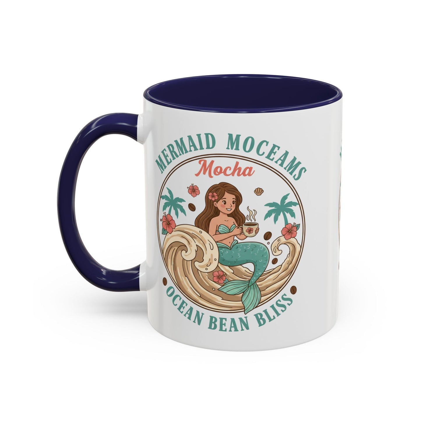 Tropical Palm Ceramic Coffee Mug | Paradise Awaits Beach Gift