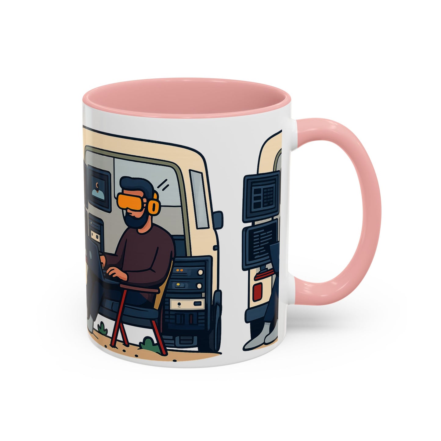 Retro Camper Van Ceramic Coffee Mug, 11oz or 15oz