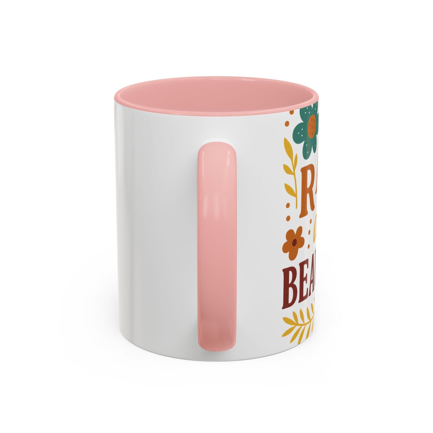 Beautiful Morning Floral Coffee Mug “You Are Beautiful” Inspirational Ceramic Accent Mug