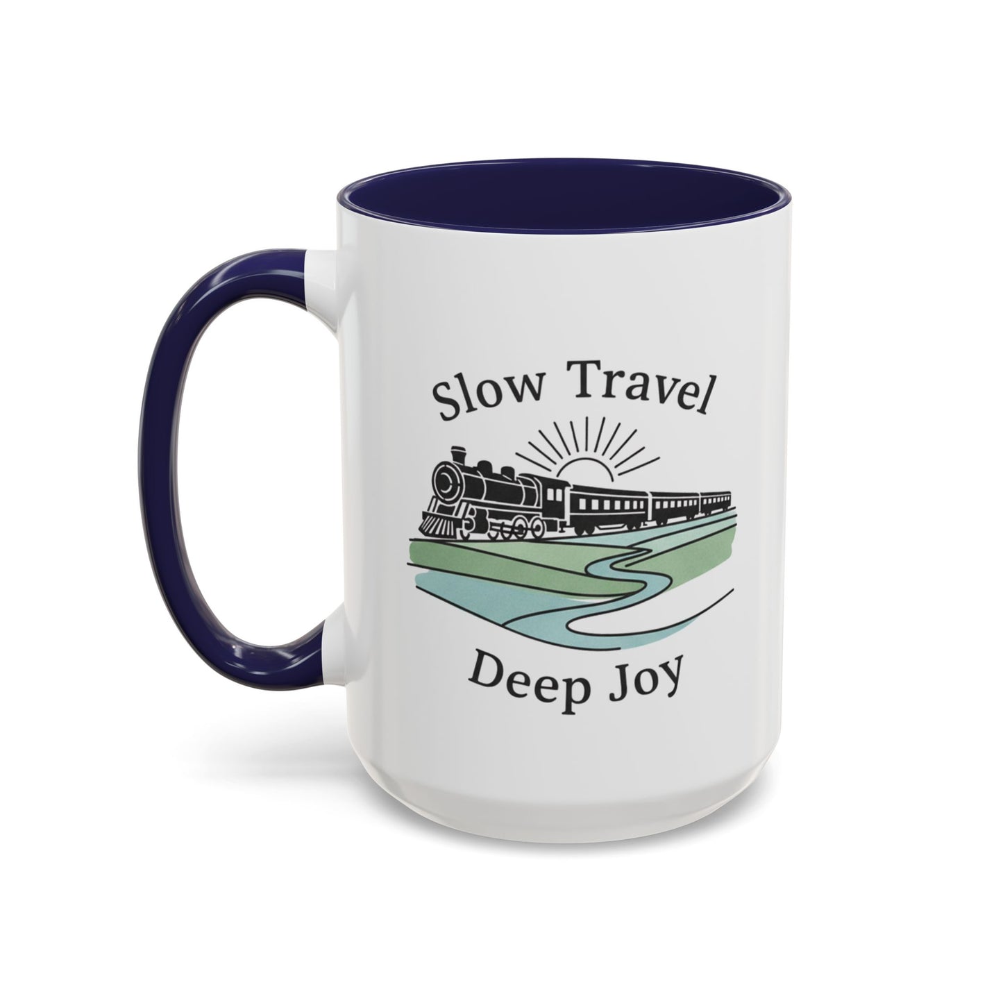 Vintage Camper Road Trip Ceramic Coffee Mug | 15oz Camping Gift
