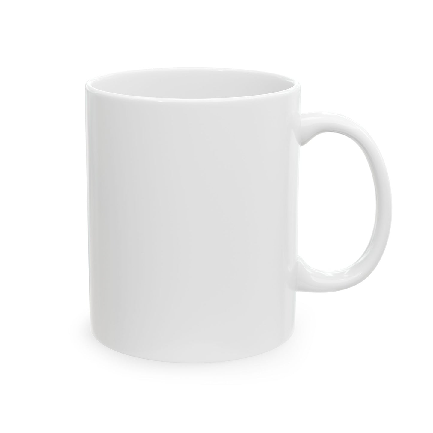 Grow Through It Ceramic Coffee Mug | 11oz Navy Plant Lover Gift