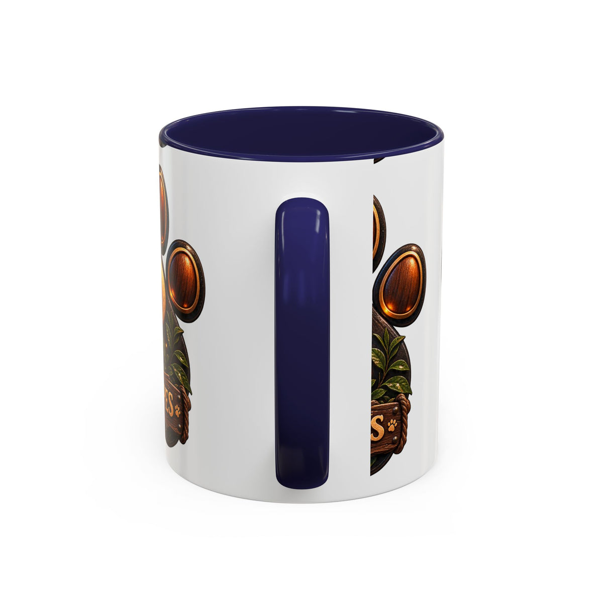 PawTapes Paw Print Accent Mug — Official Channel Merch | 11oz & 15oz