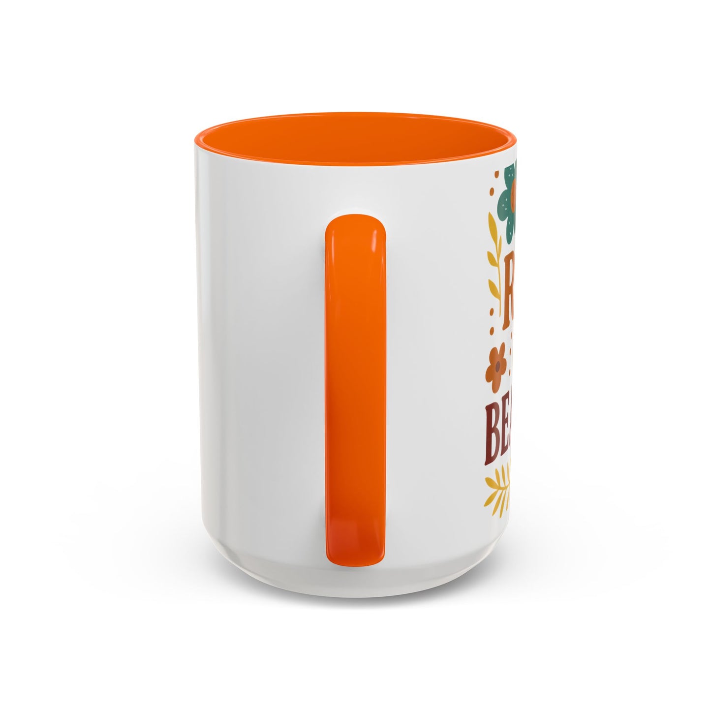 Beautiful Morning Floral Coffee Mug “You Are Beautiful” Inspirational Ceramic Accent Mug