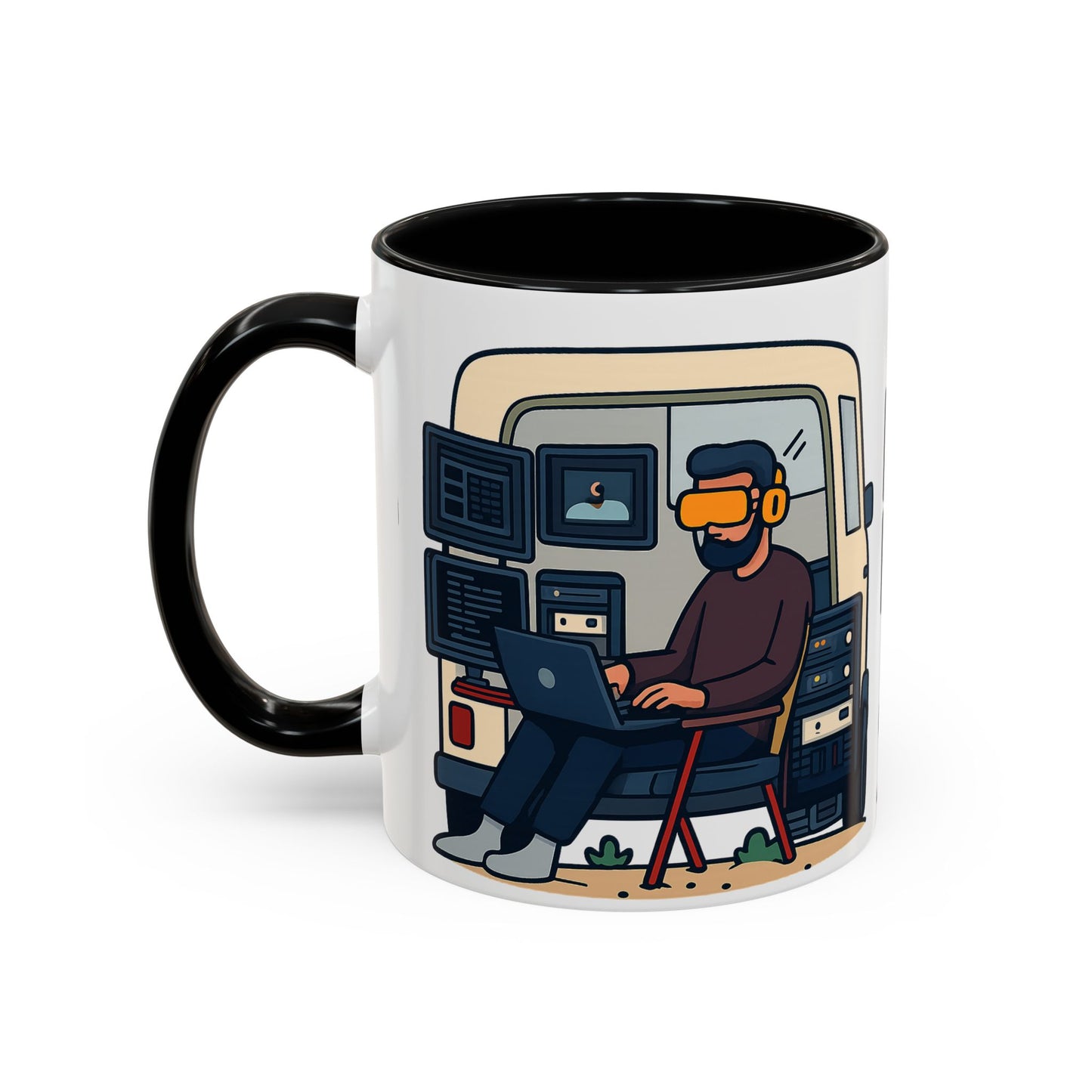 Retro Camper Van Ceramic Coffee Mug, 11oz or 15oz