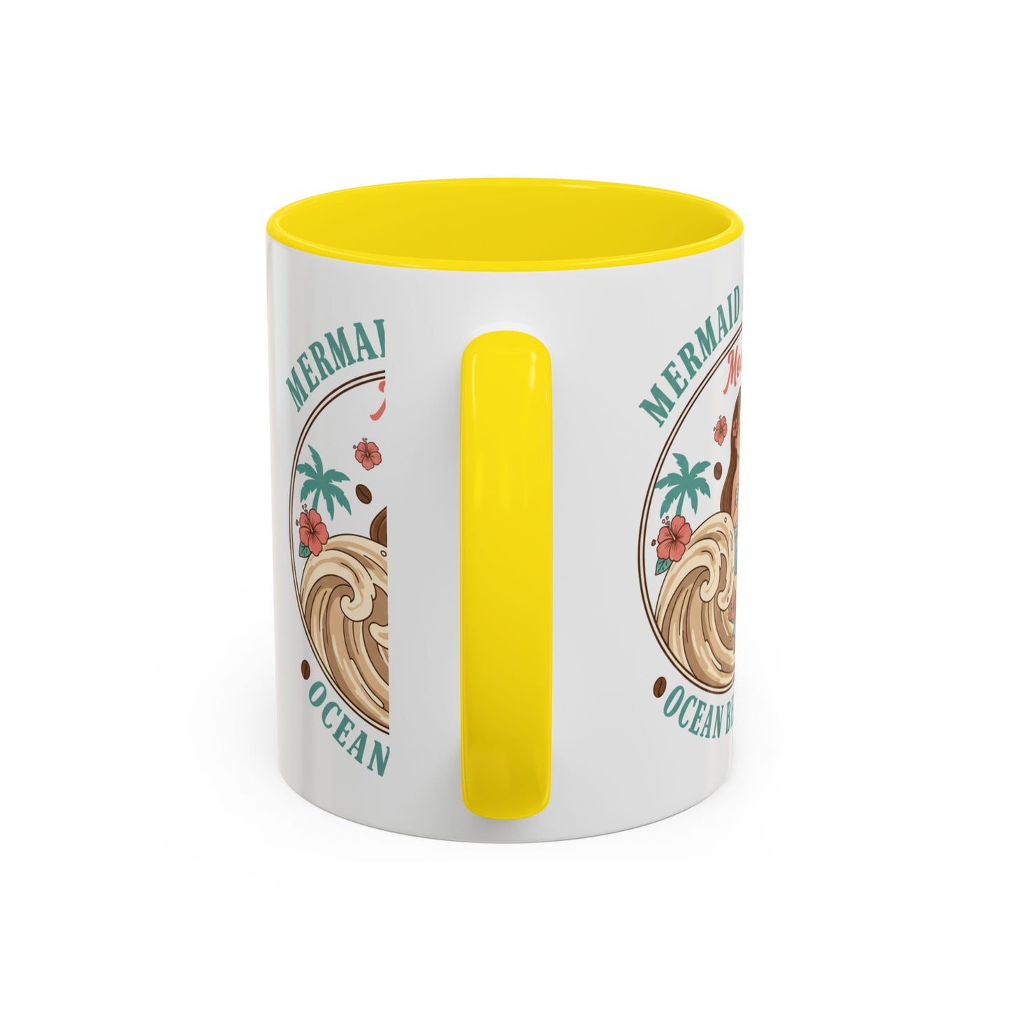 Tropical Palm Ceramic Coffee Mug | Paradise Awaits Beach Gift