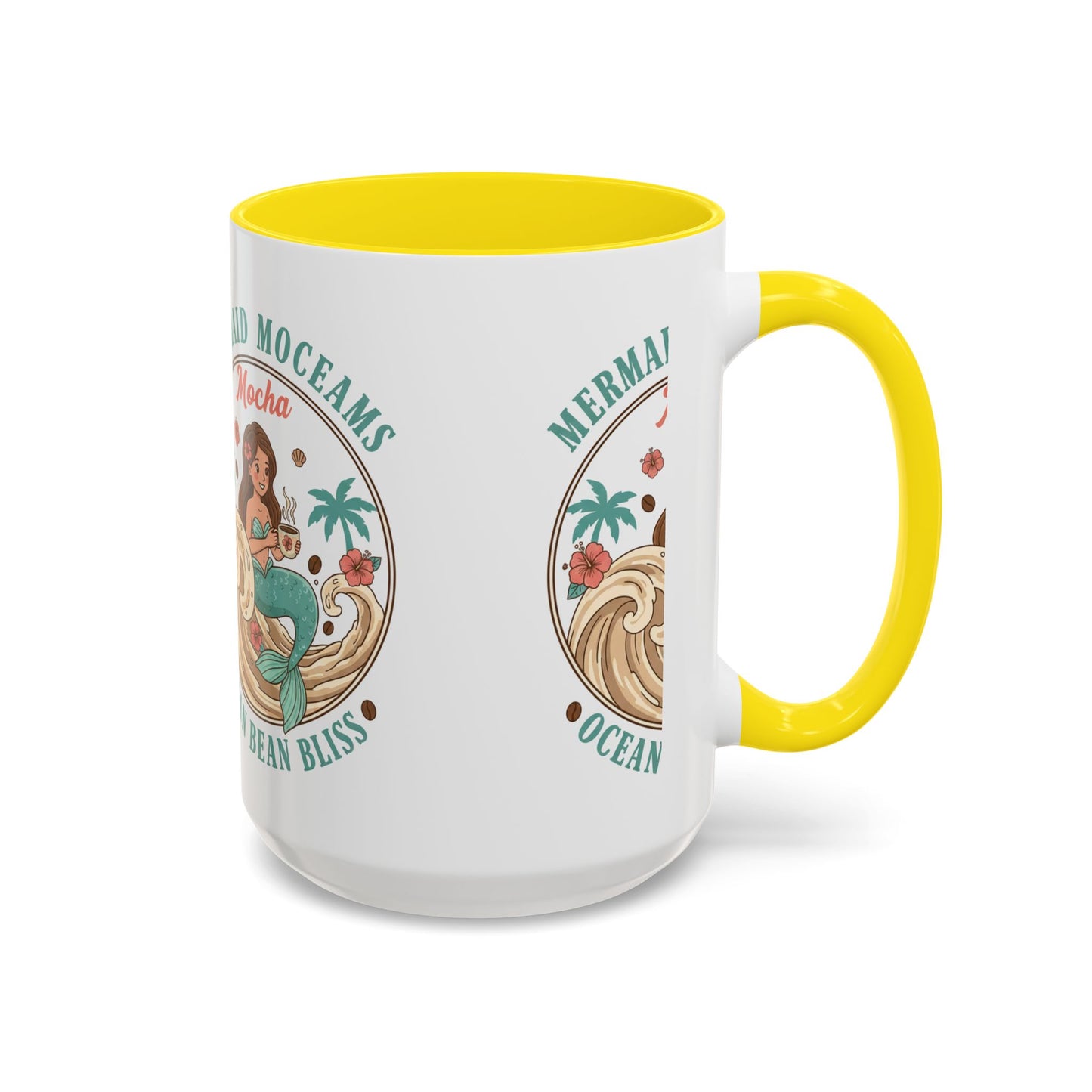 Tropical Palm Ceramic Coffee Mug | Paradise Awaits Beach Gift