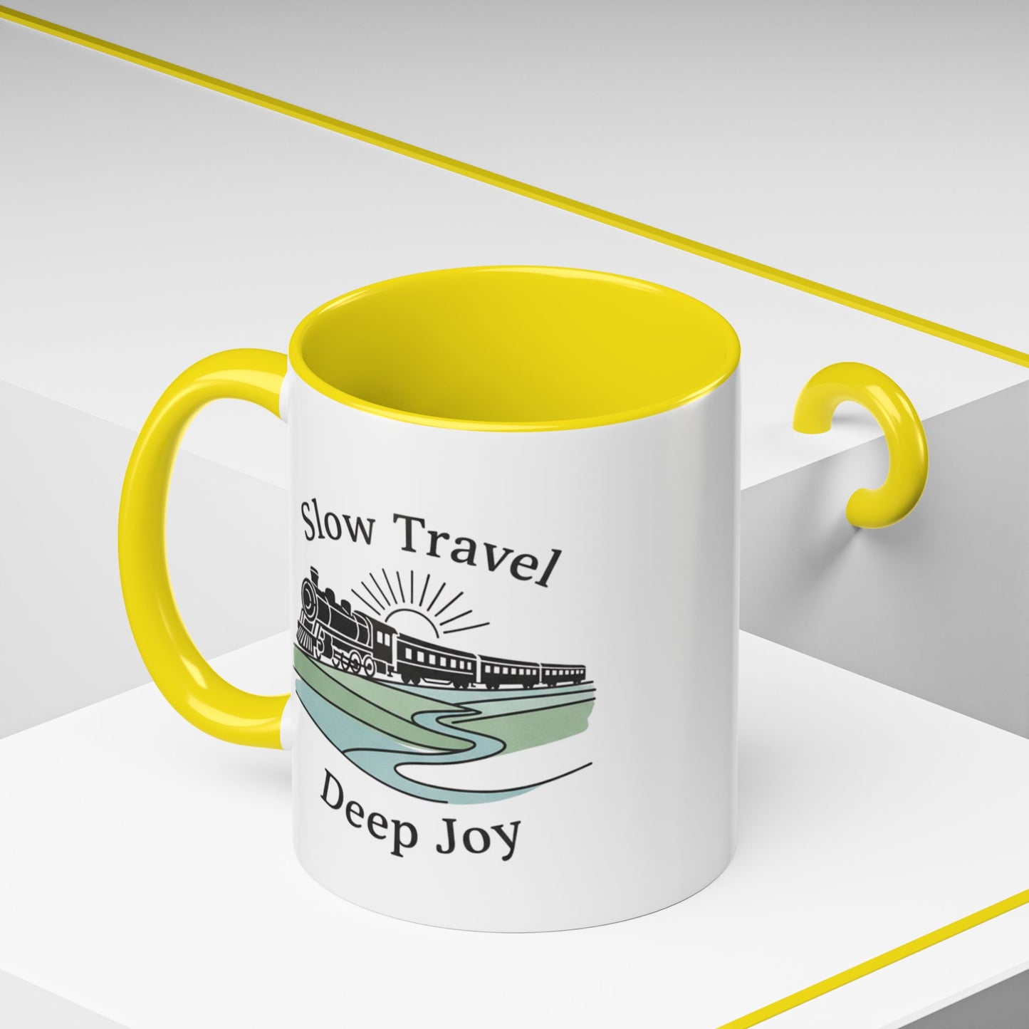 Vintage Camper Road Trip Ceramic Coffee Mug | 15oz Camping Gift