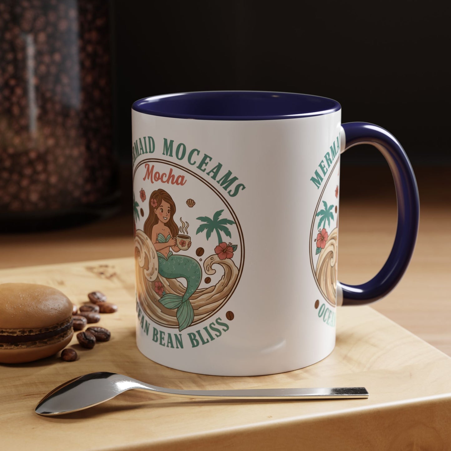 Tropical Palm Ceramic Coffee Mug | Paradise Awaits Beach Gift