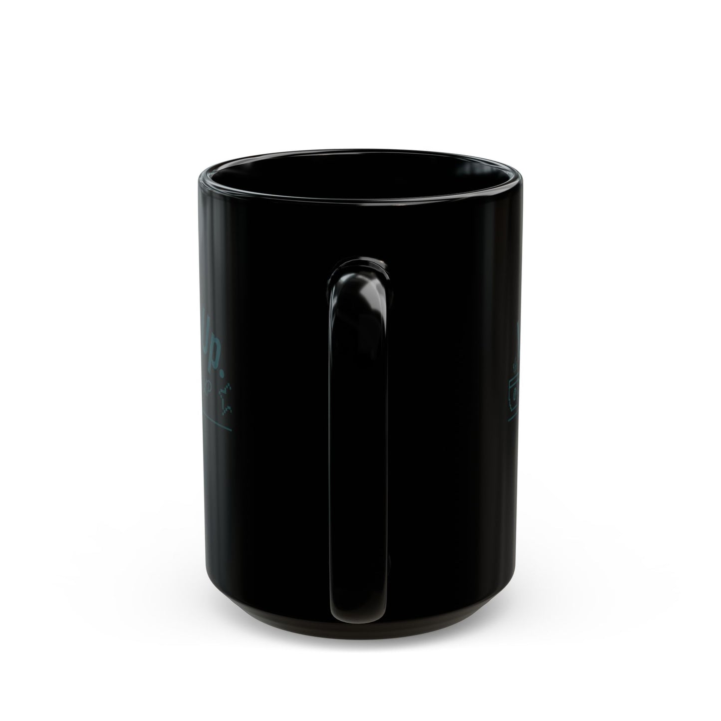 Black Ceramic Gaming Coffee Mug – "Leveling Up. Requires Coffee & XP"
