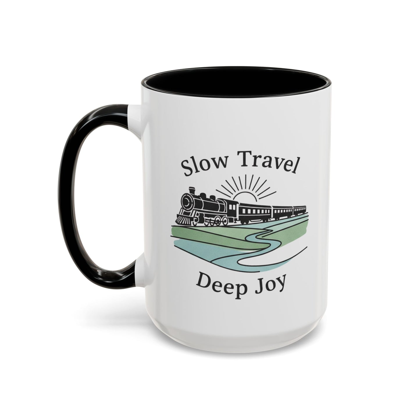 Vintage Camper Road Trip Ceramic Coffee Mug | 15oz Camping Gift