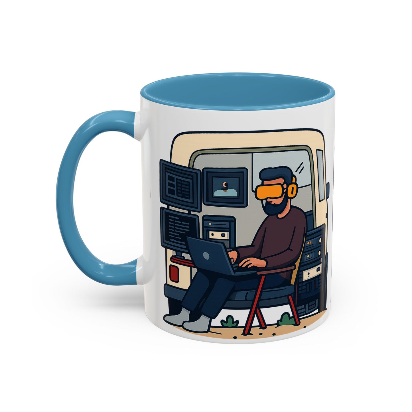 Retro Camper Van Ceramic Coffee Mug, 11oz or 15oz