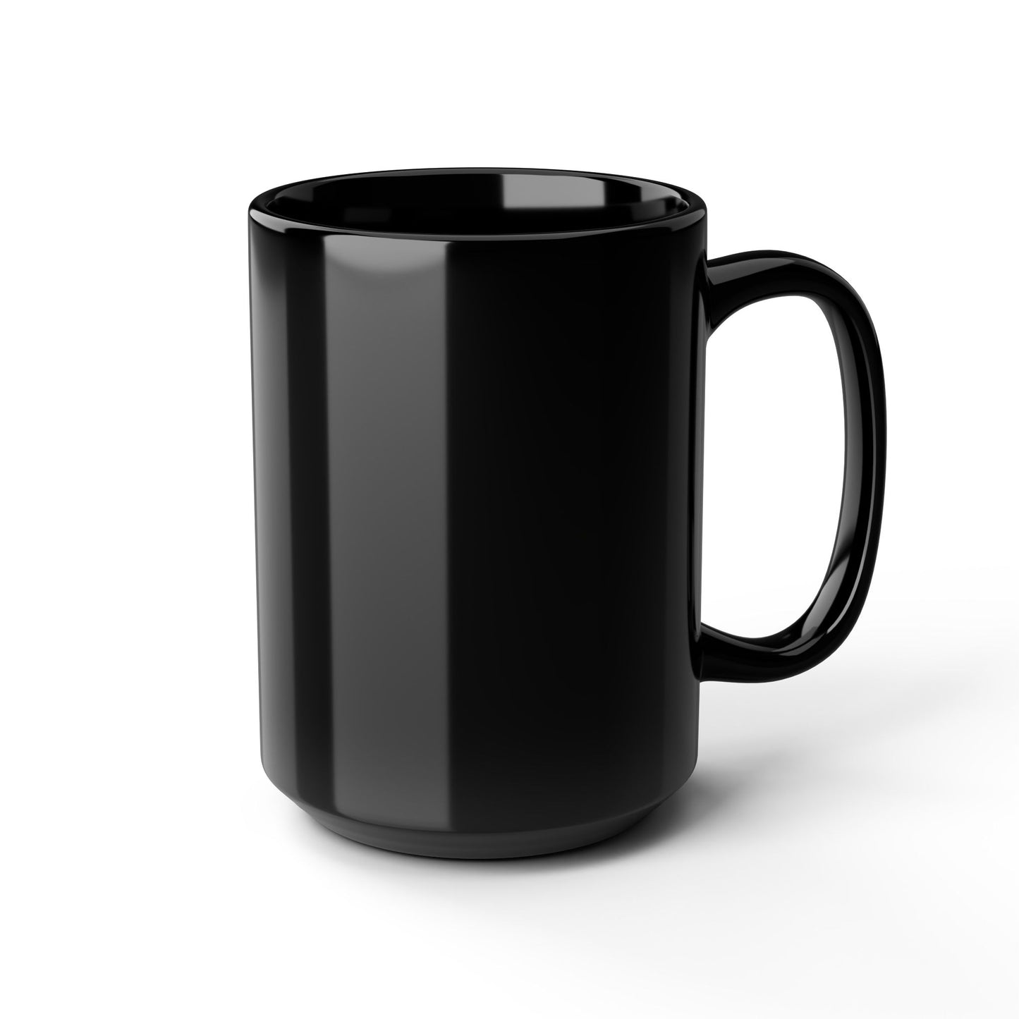 Black Ceramic Veggie Garden Coffee Mug