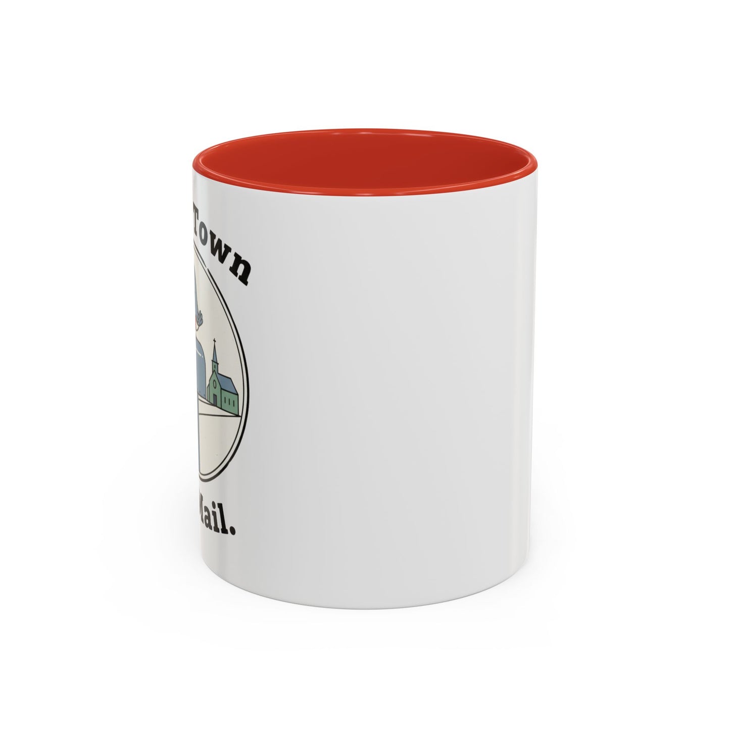 Town Reunion Ceramic Coffee Mug | Vintage Small Town Gift
