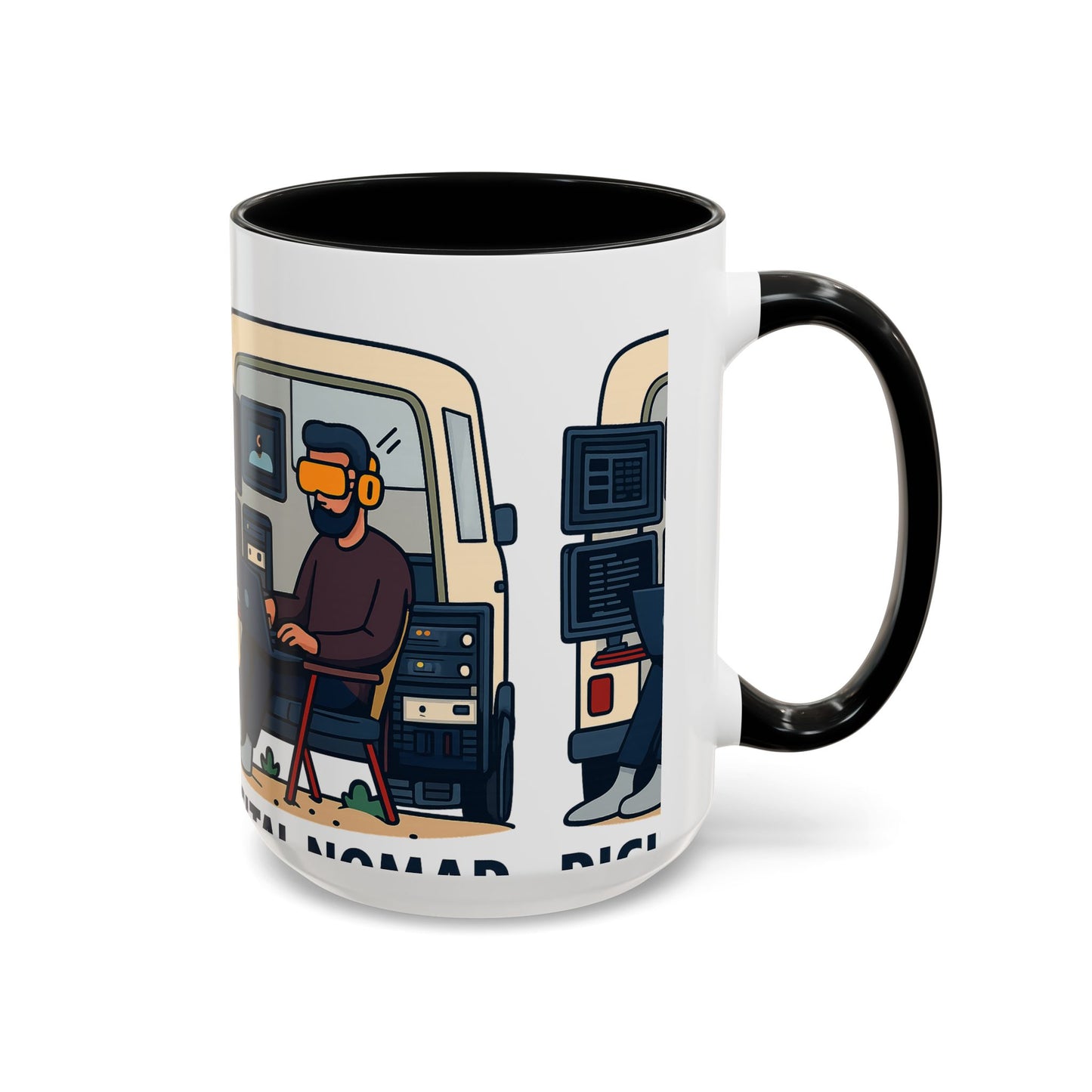 Retro Camper Van Ceramic Coffee Mug, 11oz or 15oz