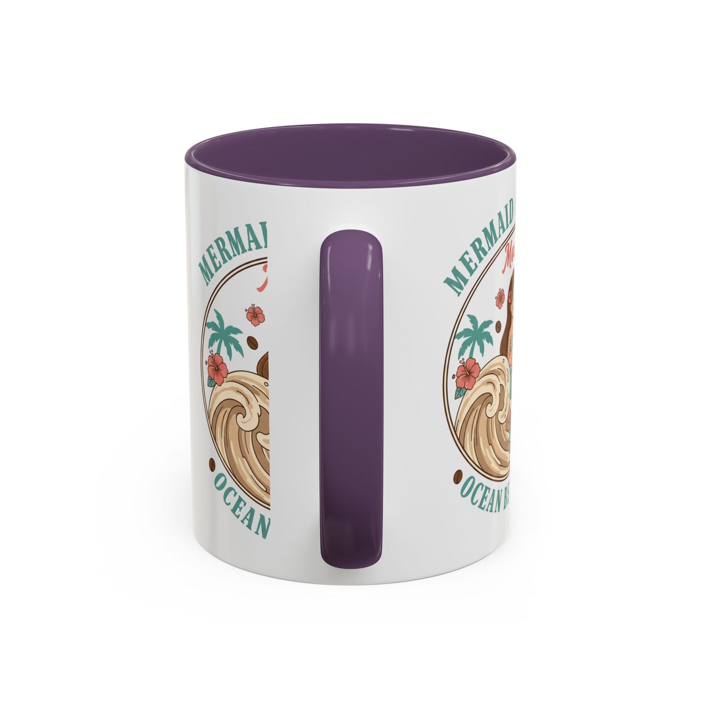 Tropical Palm Ceramic Coffee Mug | Paradise Awaits Beach Gift