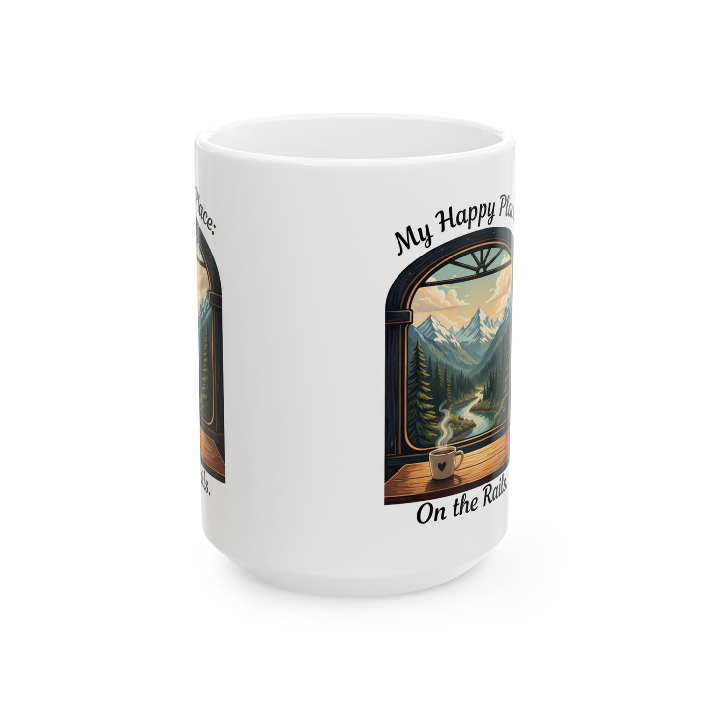 Vintage Witch Cat Ceramic Mug “My Witch Went To…” Spooky Cute Coffee Cup