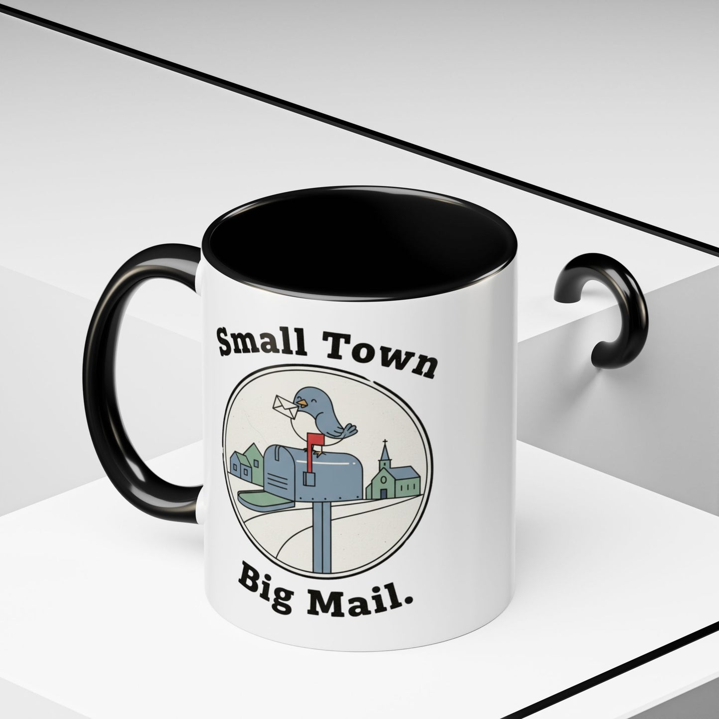 Town Reunion Ceramic Coffee Mug | Vintage Small Town Gift