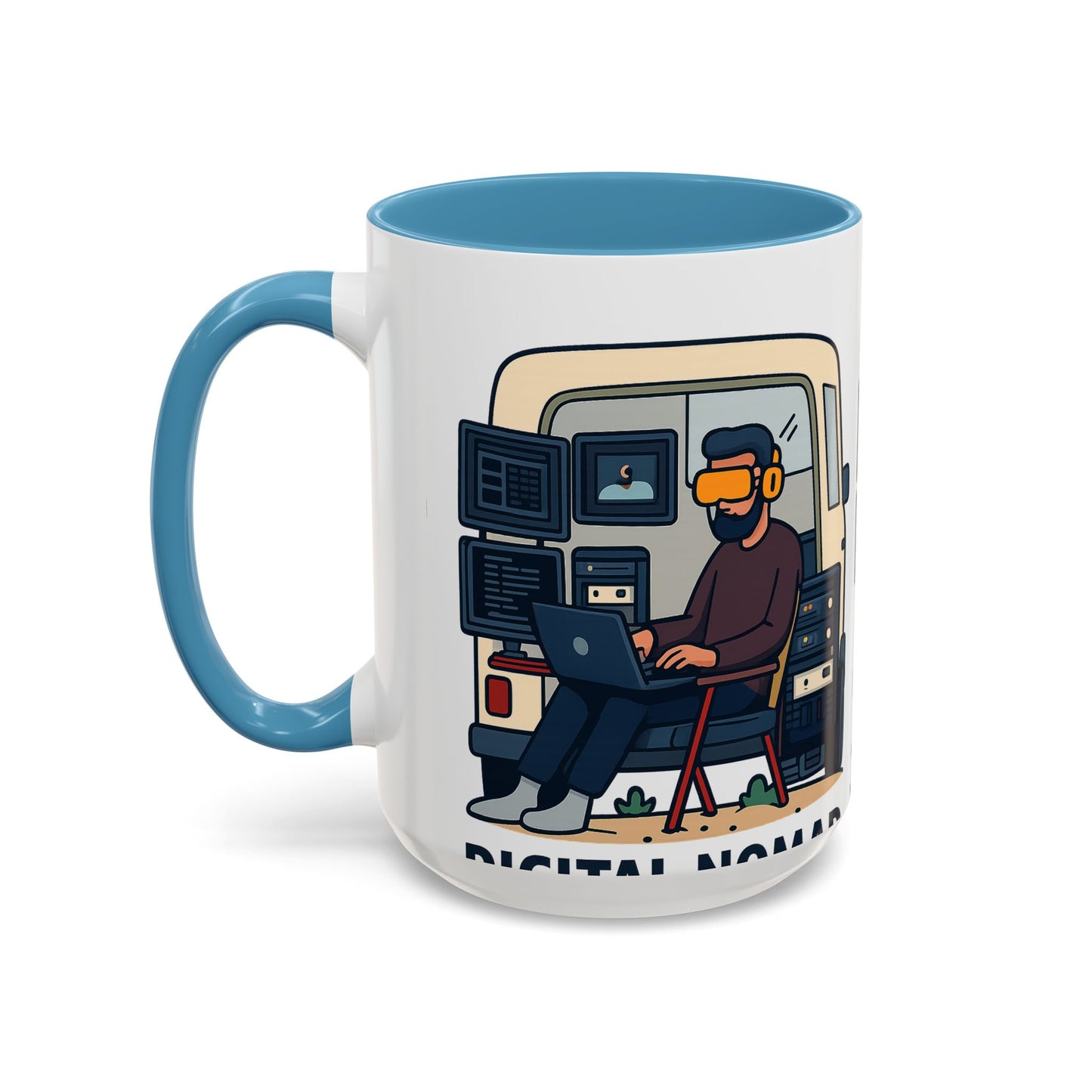 Retro Camper Van Ceramic Coffee Mug, 11oz or 15oz