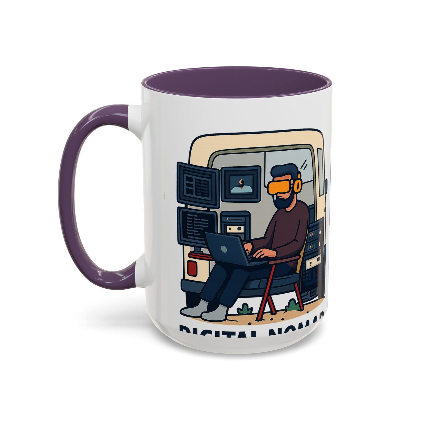 Retro Camper Van Ceramic Coffee Mug, 11oz or 15oz