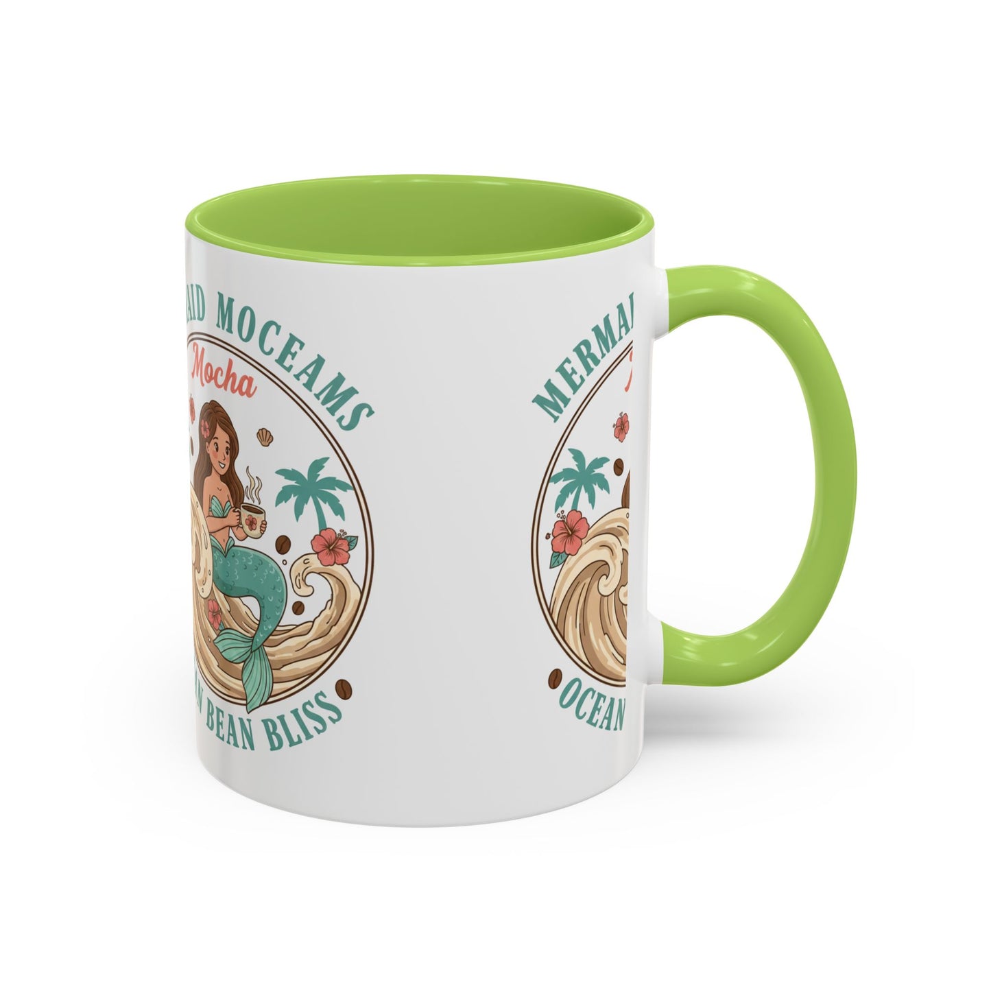 Tropical Palm Ceramic Coffee Mug | Paradise Awaits Beach Gift