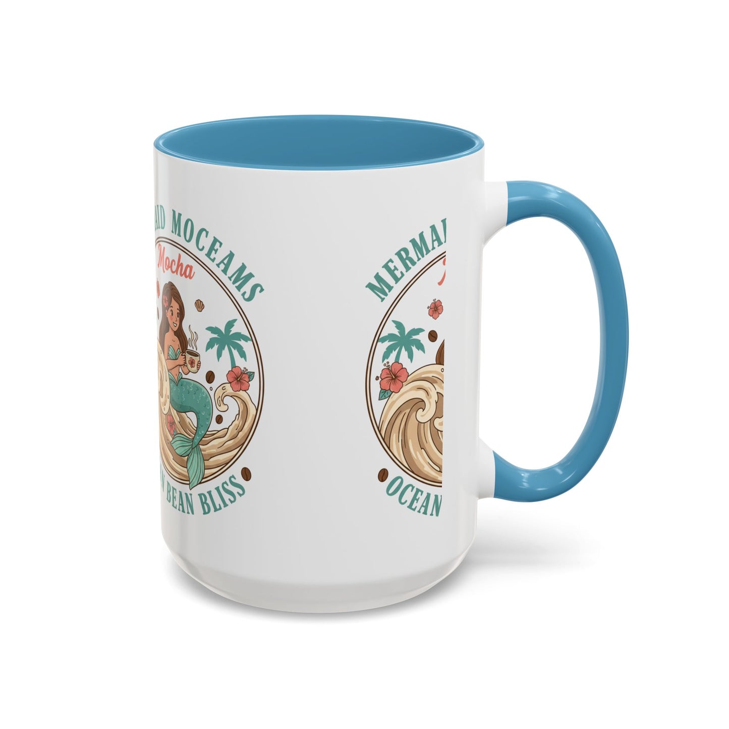 Tropical Palm Ceramic Coffee Mug | Paradise Awaits Beach Gift