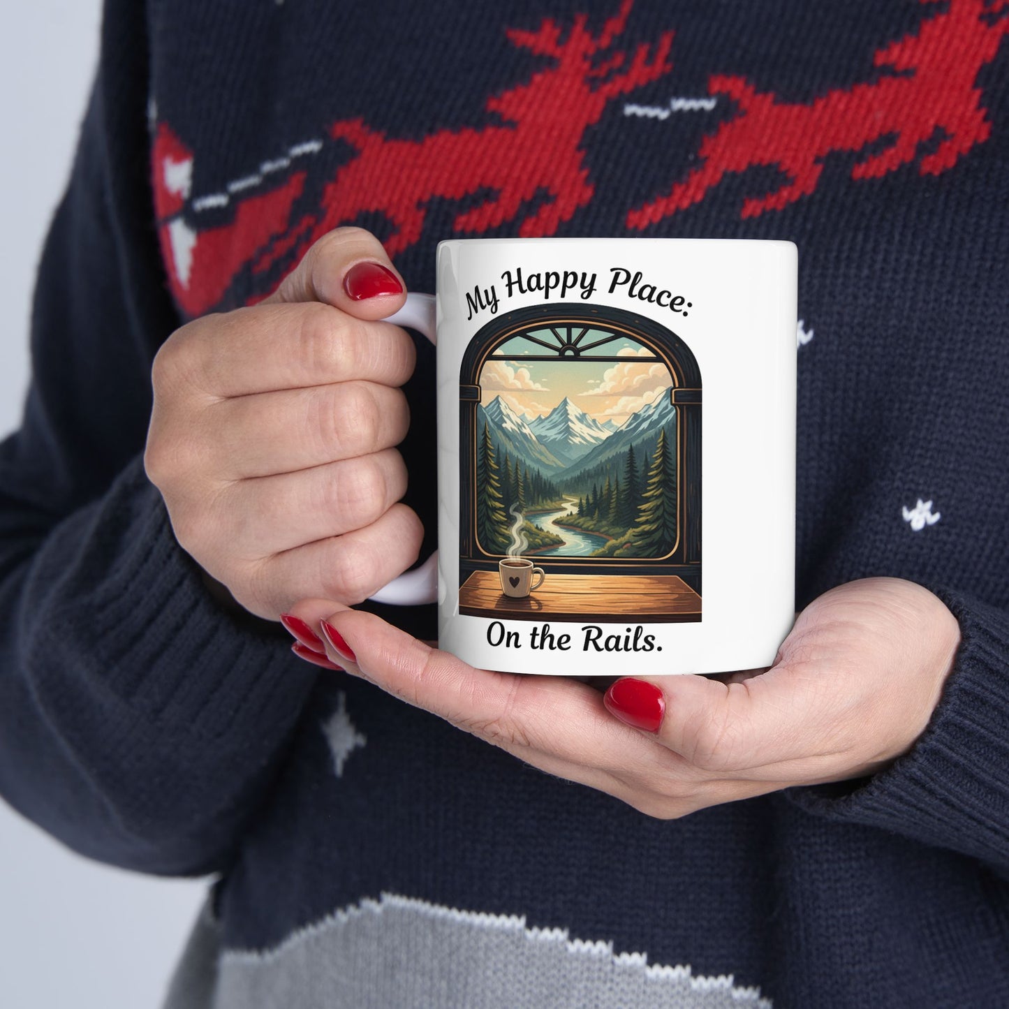 Vintage Witch Cat Ceramic Mug “My Witch Went To…” Spooky Cute Coffee Cup