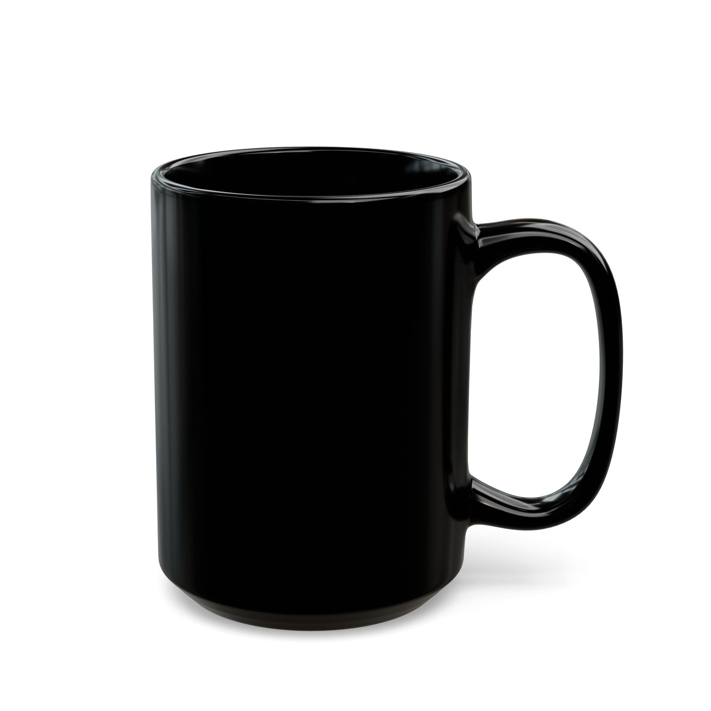 Black Ceramic Veggie Garden Coffee Mug