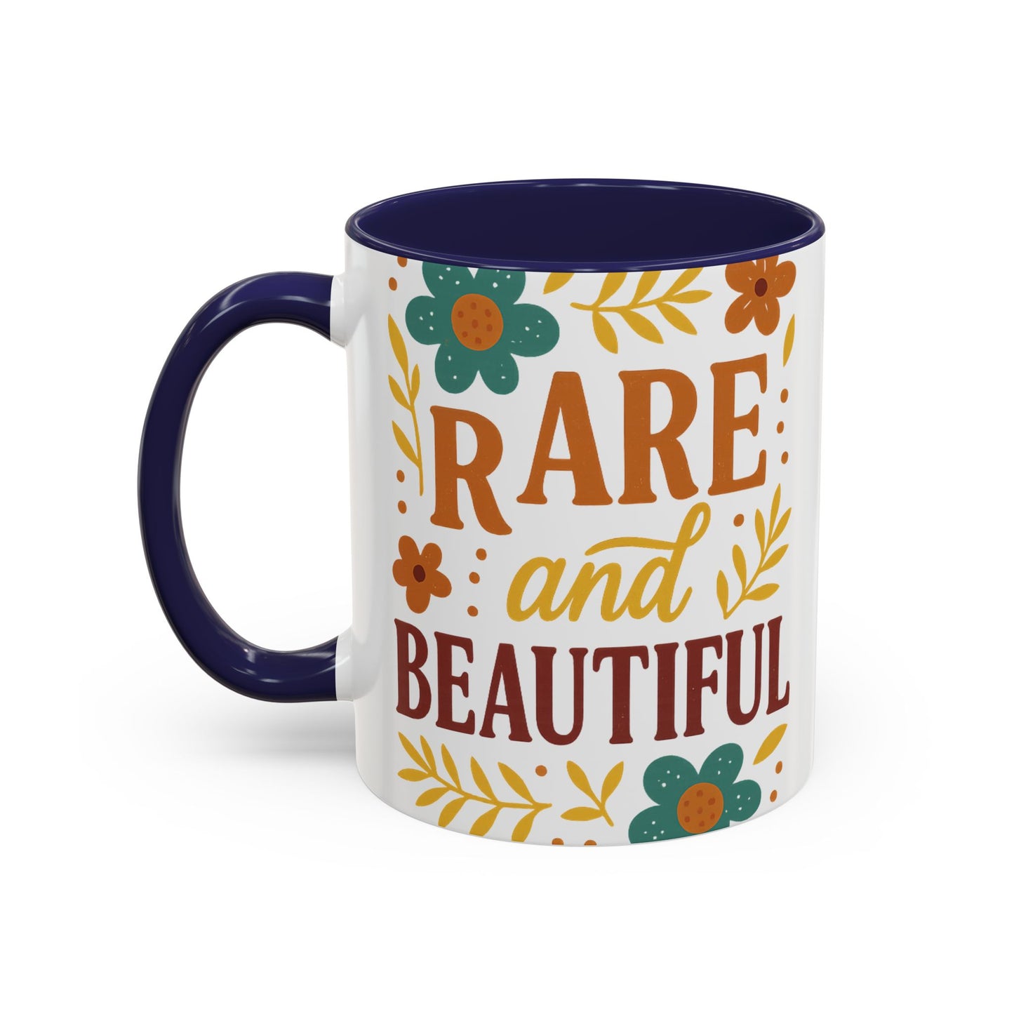 Beautiful Morning Floral Coffee Mug “You Are Beautiful” Inspirational Ceramic Accent Mug