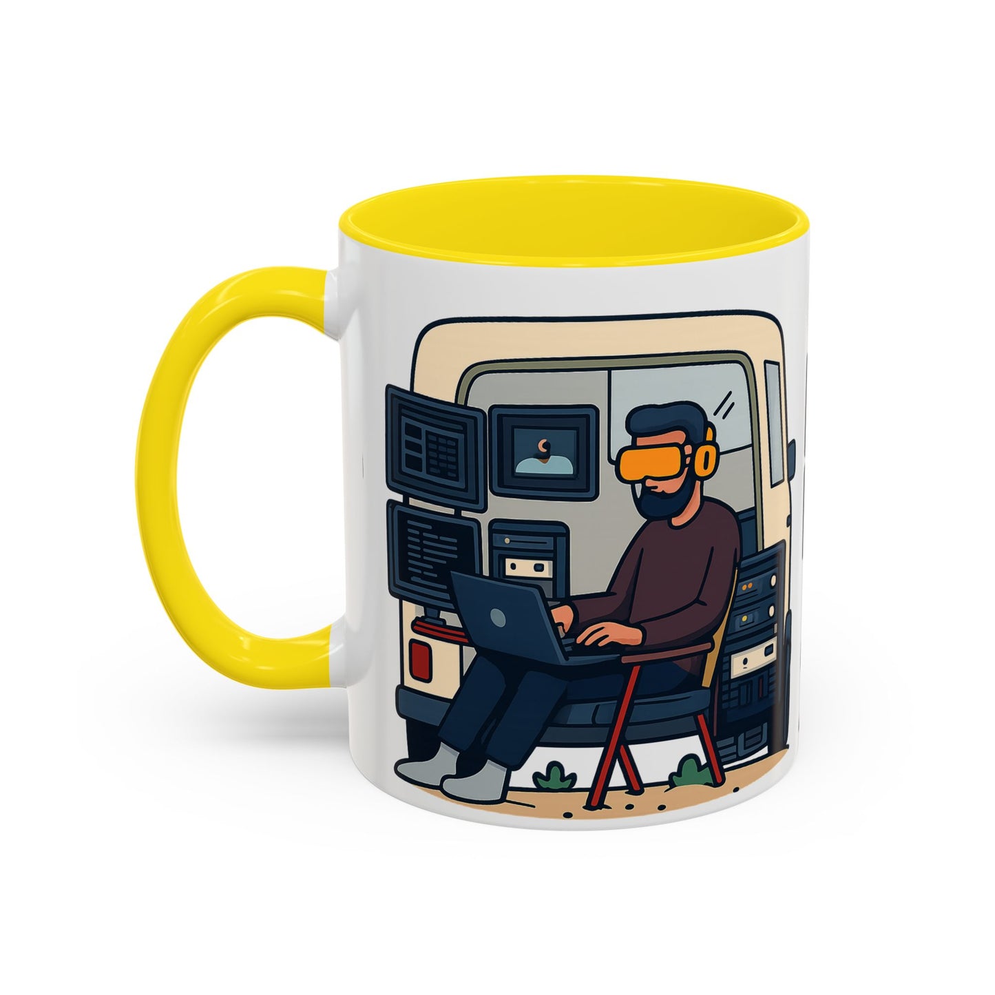 Retro Camper Van Ceramic Coffee Mug, 11oz or 15oz