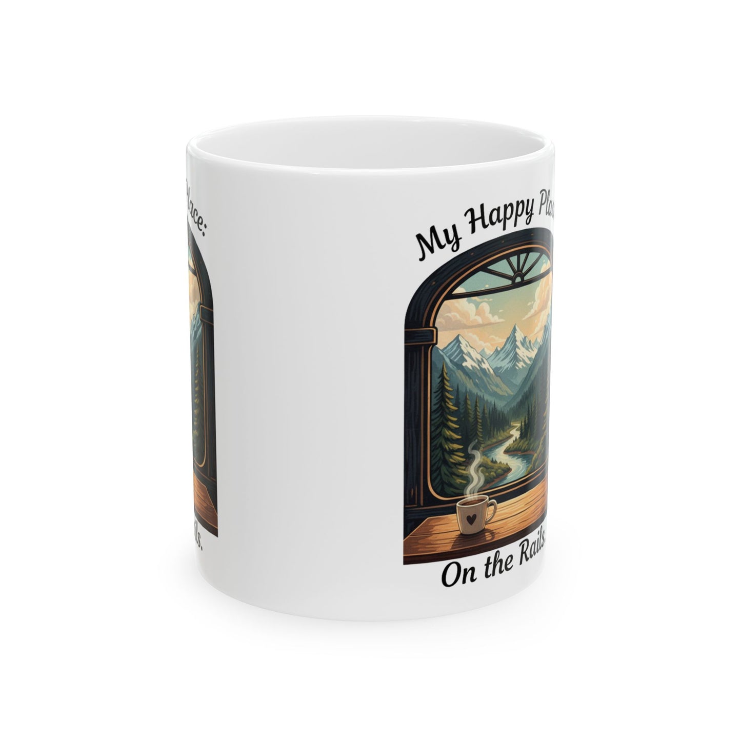 Vintage Witch Cat Ceramic Mug “My Witch Went To…” Spooky Cute Coffee Cup