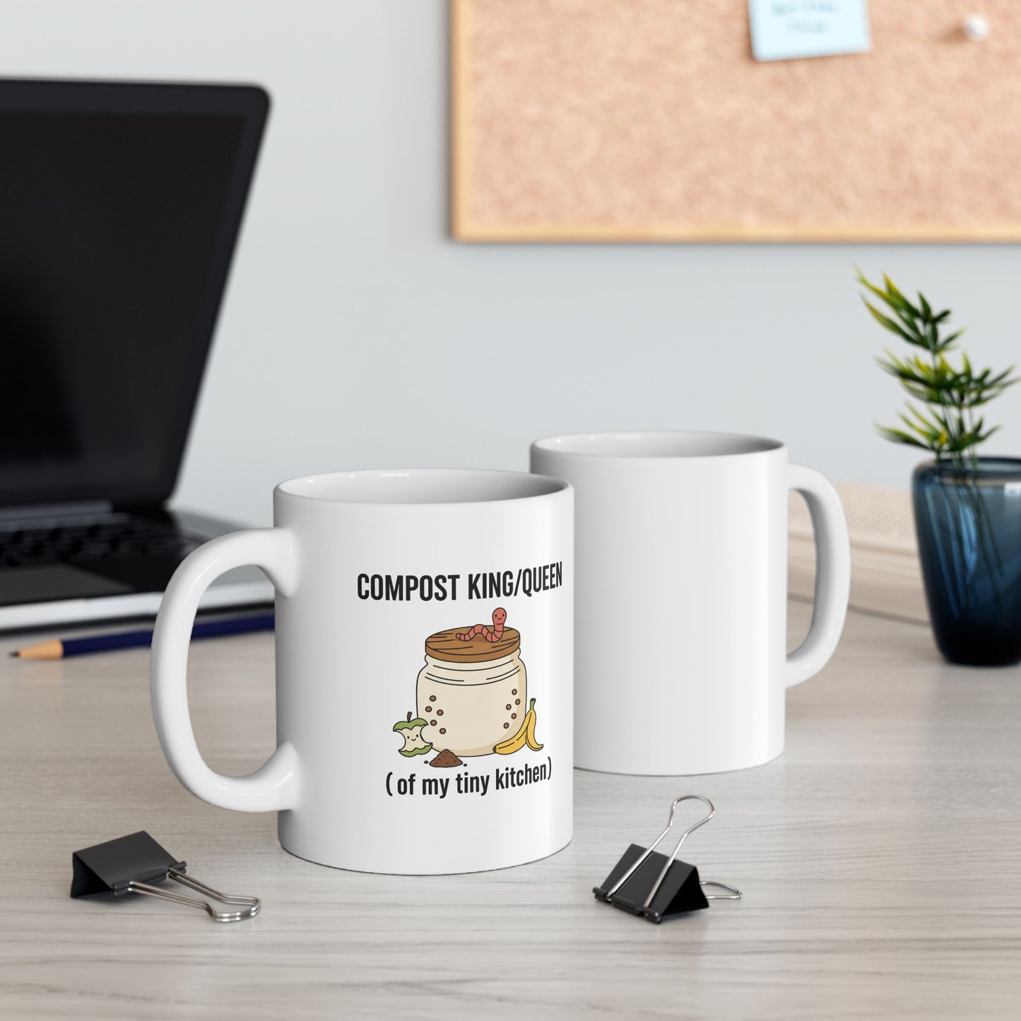 Composting Is My Love Language” Coffee Mug – Plant Lover Ceramic Accent Mug