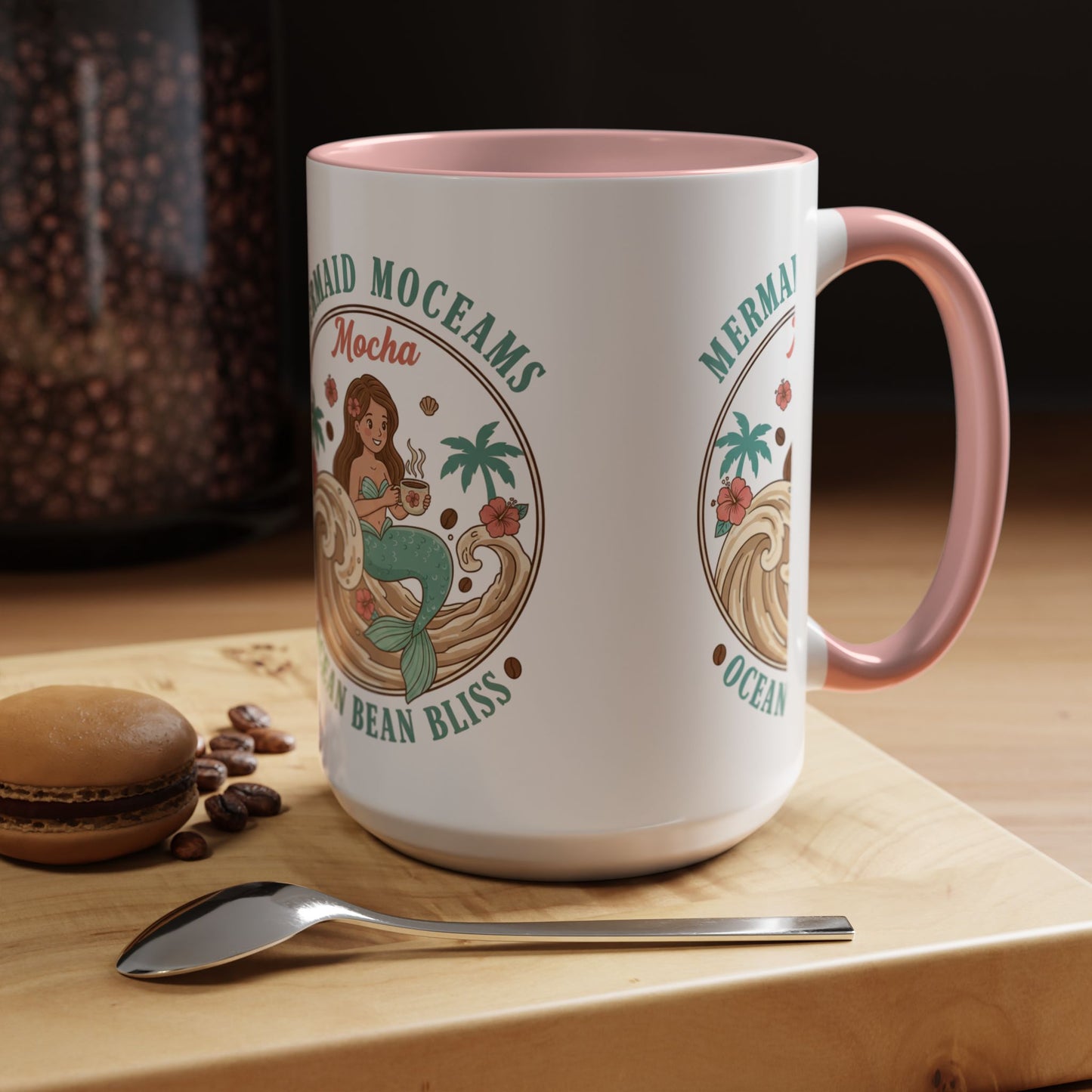 Tropical Palm Ceramic Coffee Mug | Paradise Awaits Beach Gift