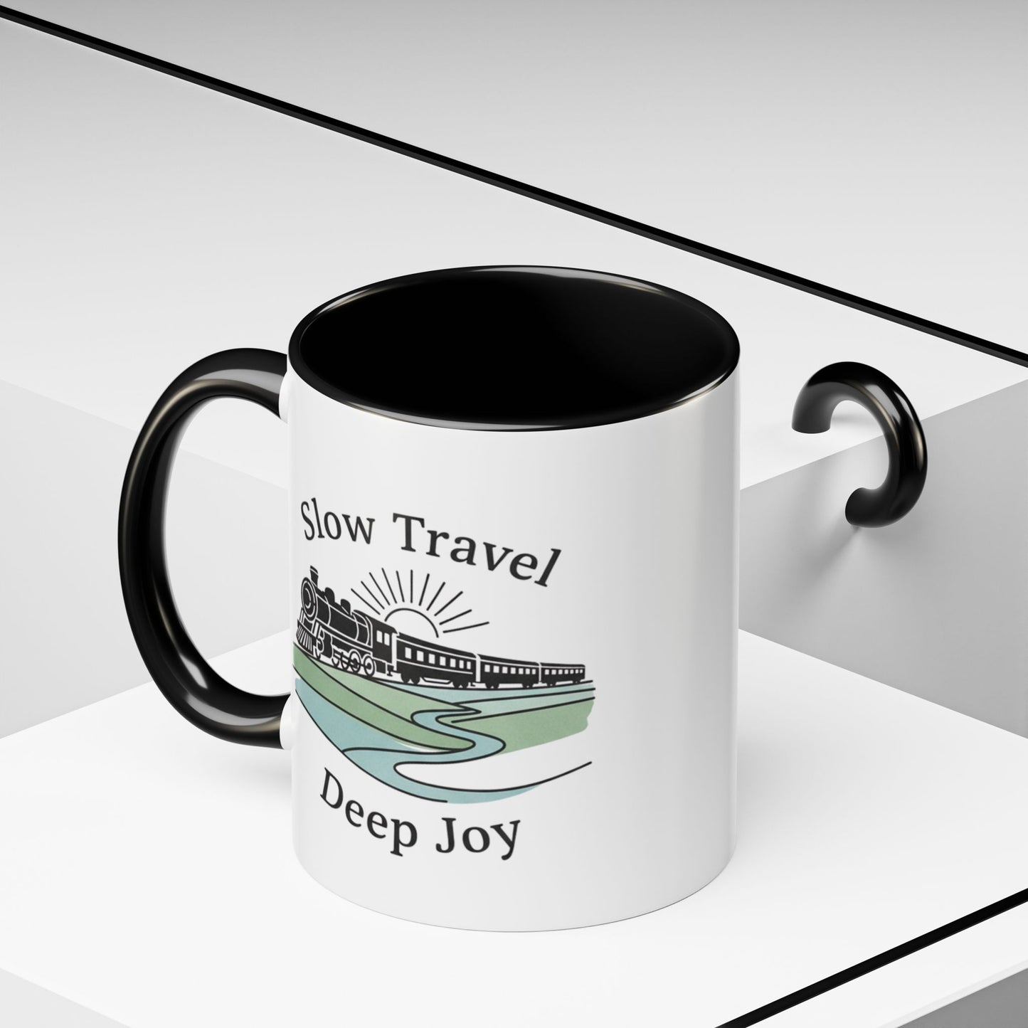 Vintage Camper Road Trip Ceramic Coffee Mug | 15oz Camping Gift