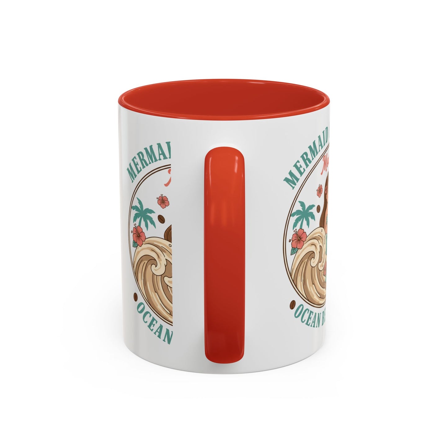Tropical Palm Ceramic Coffee Mug | Paradise Awaits Beach Gift