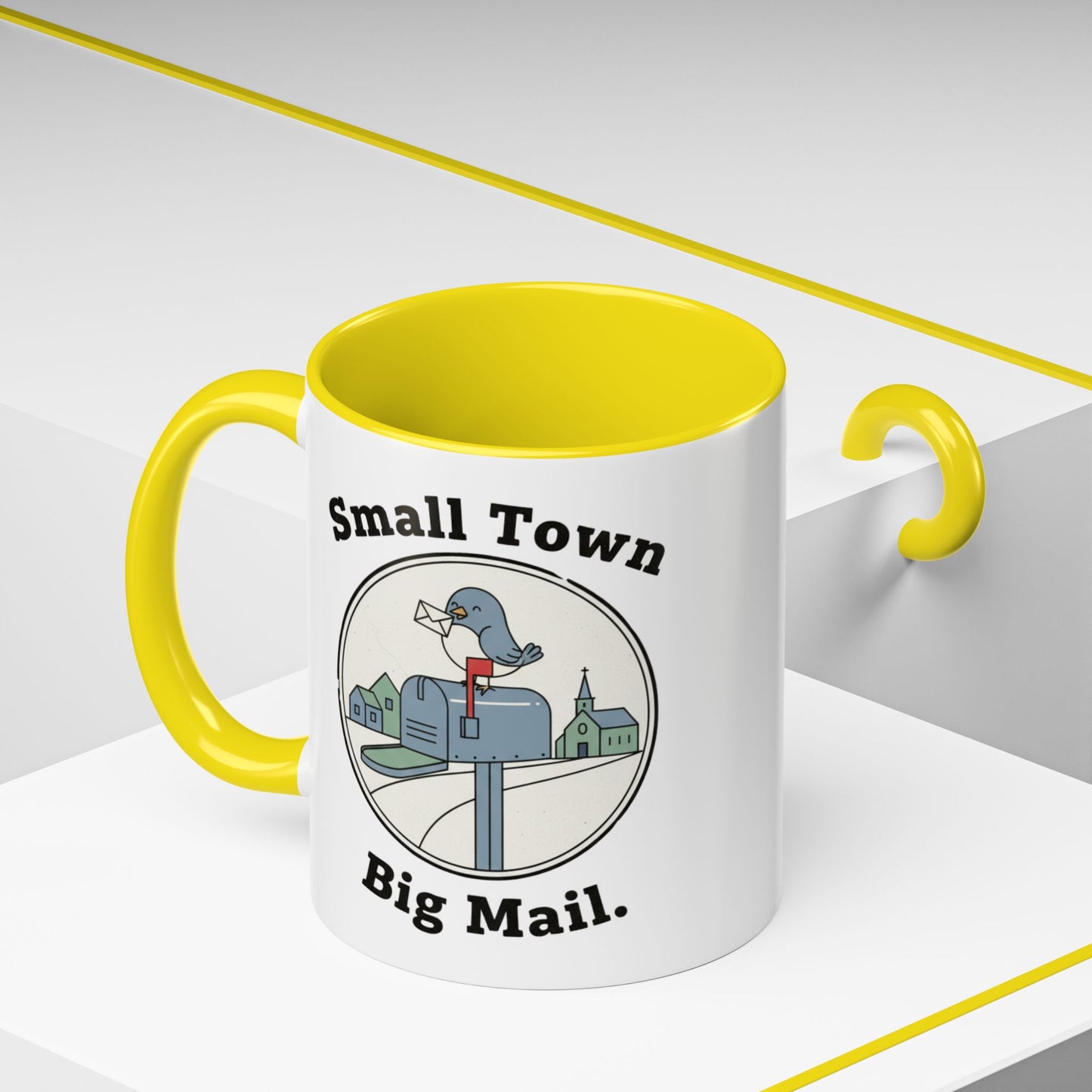 Town Reunion Ceramic Coffee Mug | Vintage Small Town Gift