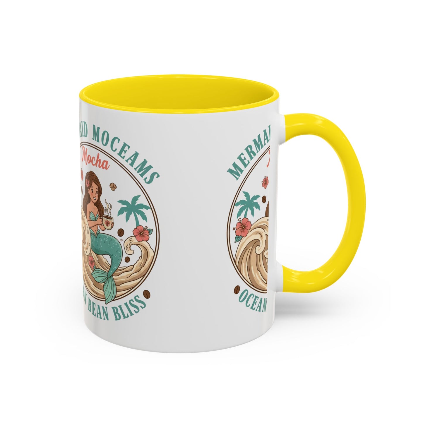 Tropical Palm Ceramic Coffee Mug | Paradise Awaits Beach Gift